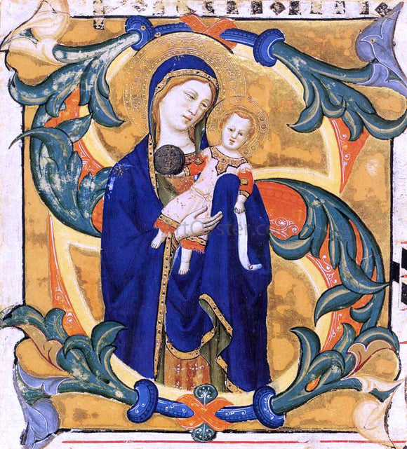  Don Silvestro Die Gherarducci Gradual from Santa Maria degli Angeli (Folio 137) - Art Print