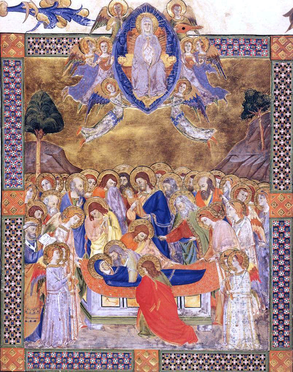 Don Silvestro Die Gherarducci Gradual from Santa Maria degli Angeli (Folio 142) - Art Print