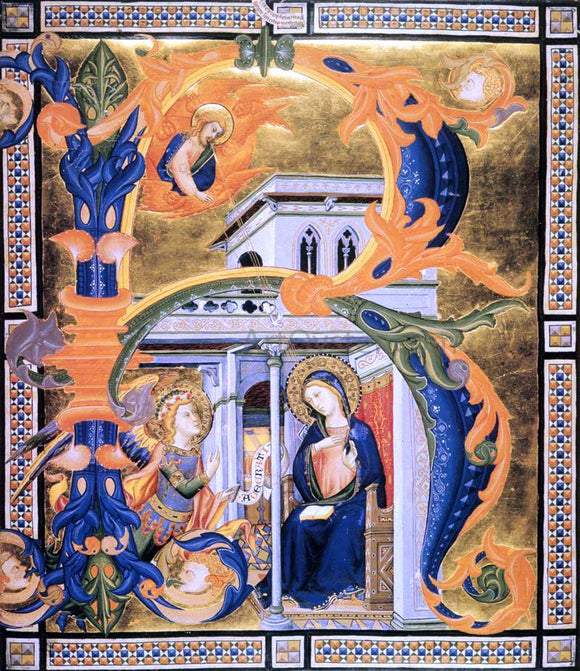  Don Silvestro Die Gherarducci Gradual from Santa Maria degli Angeli (Folio 60) - Art Print
