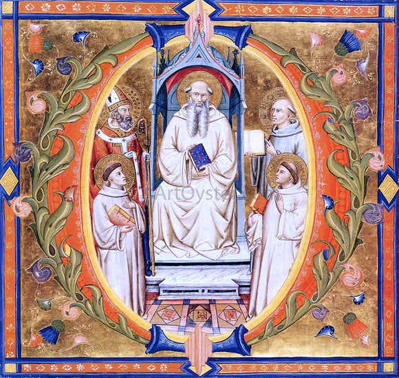 Don Silvestro Die Gherarducci Gradual from Santa Maria degli Angeli (Folio 90) - Art Print