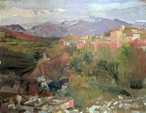  Joaquin Sorolla Y Bastida Granada - Art Print