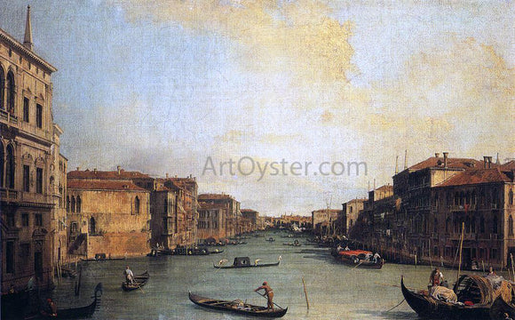  Canaletto At the Grand Canal from the Palazzo Balbi - Art Print