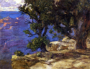  Edward Potthast Grand Canyon Trees and Rocks - Art Print