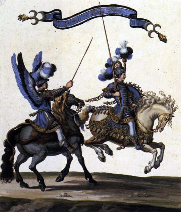  The Younger Israel Silvestre Grand Cavalcade Given in Paris in 1662 - Art Print