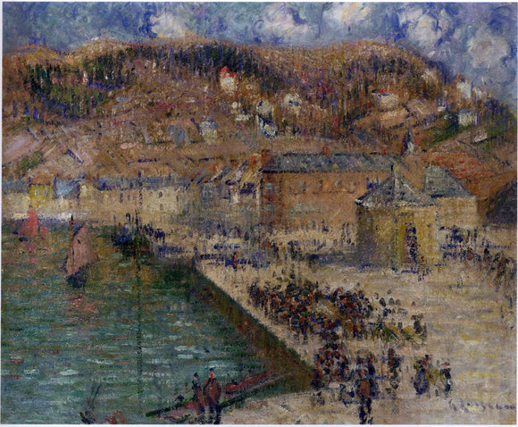  Gustave Loiseau Grand Quay at Fecamp - Art Print