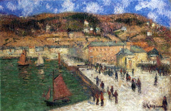  Gustave Loiseau Grand Quay, Fecamp - Art Print