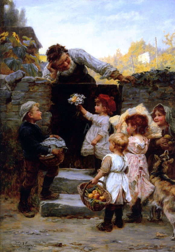  Frederick Morgan Grandfather's Birthday (also known as Grandpapa's Birthday) - Art Print