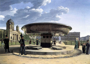  Johann Erdmann Hummel Granite Basin in the Lustgarten - Art Print