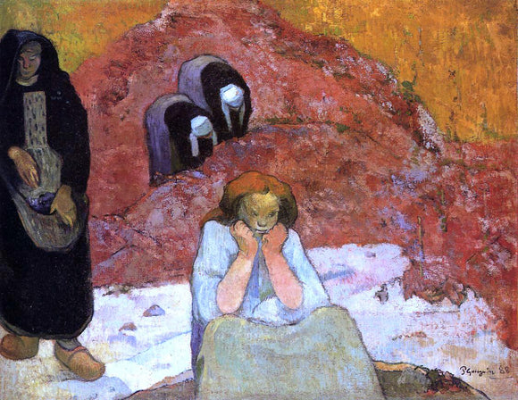  Paul Gauguin Grape Harvest in Arles (also known as Human Misery) - Art Print