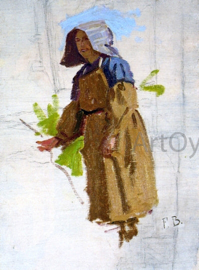  Jean Frederic Bazille Grape Picker in a Cap - Art Print