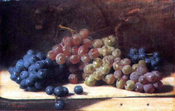  Joseph Decker Grapes - Art Print