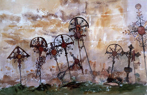  John Singer Sargent Graveyard in the Tyrol - Art Print