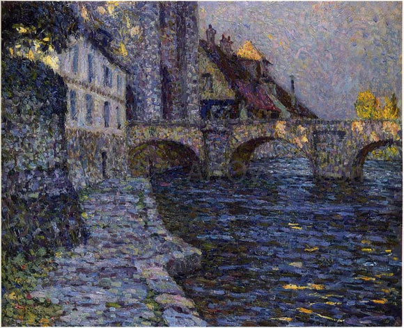  Henri Le Sidaner Gray Afternoon at Moret - Art Print
