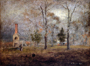  George Inness Gray Day, Goochland, Virgnia - Art Print