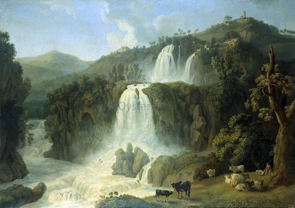  Jacob Philipp Hackert Great Cascades at Tivoli - Art Print