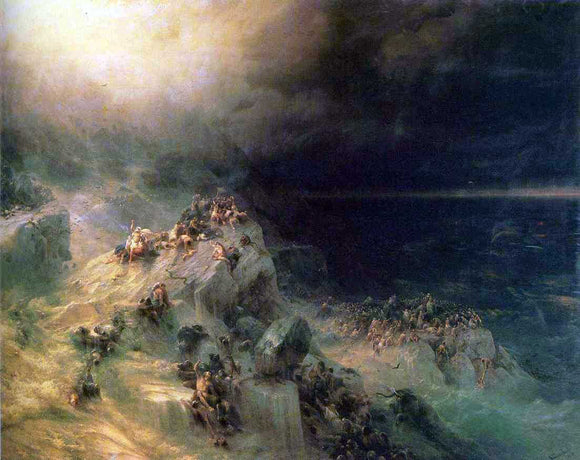  Ivan Constantinovich Aivazovsky Great Flood - Art Print