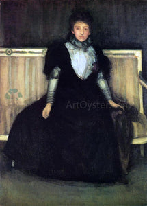  James McNeill Whistler Green and Violet: Portrait of Mrs. Walter Sickert - Art Print