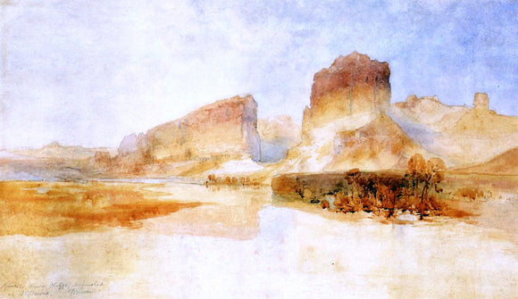  Thomas Moran Green River Cliffs, Wyoming - Art Print