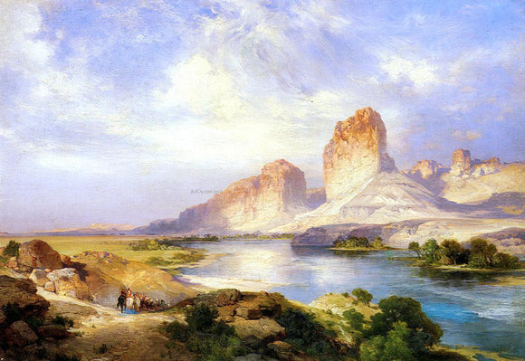  Thomas Moran Green River, Wyoming - Art Print