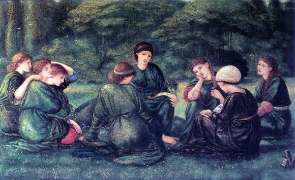  Sir Edward Burne-Jones Green Summer - Art Print