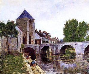  William Lamb Picknell Grey Day, Moret - Art Print