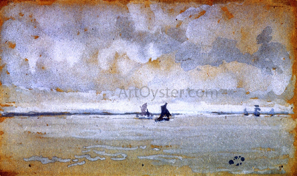  James McNeill Whistler Grey Note - Mouth of the Thames - Art Print