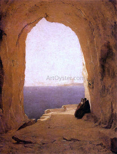  Carl Blechen Grotto in the Gulf of Naples - Art Print