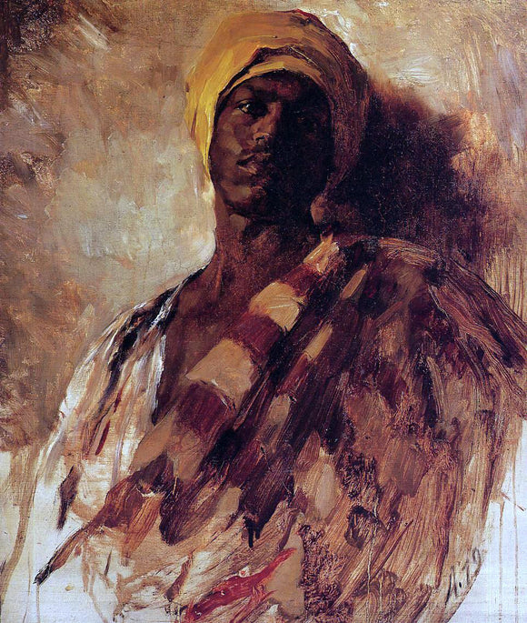  Frank Duveneck Guard of the Harem (study) - Art Print