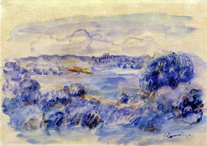  Pierre Auguste Renoir Guernsey Landscape - Art Print