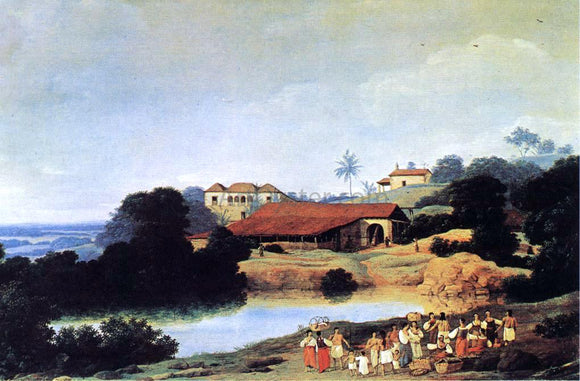  Frans Post Hacienda - Art Print