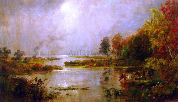  Jasper Francis Cropsey Hackensack Meadows - Art Print