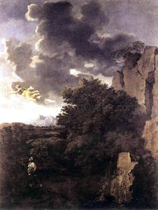  Nicolas Poussin Hagar and the Angel - Art Print