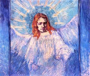  Vincent Van Gogh A Half-Figure of an Angel (after Rembrandt) - Art Print
