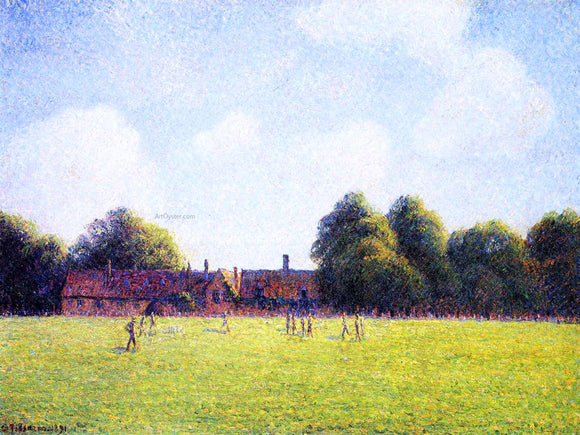  Camille Pissarro Hampton Court Green, London - Art Print