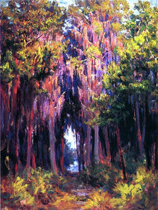  John Ottis Adams Hanging Moss, St. Petersburg - Art Print