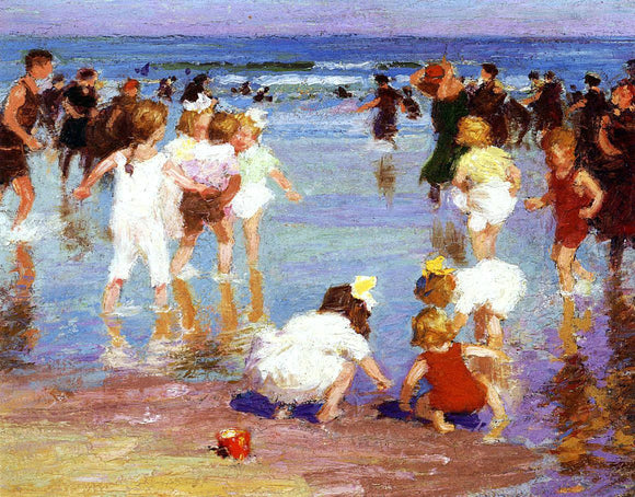  Edward Potthast Happy Days - Art Print