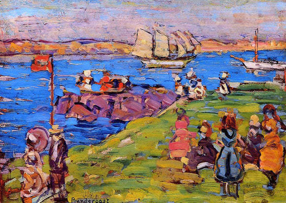  Maurice Prendergast Harbor, Afternoon - Art Print