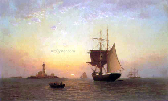  Francis A Silva Harbor Scene - Art Print