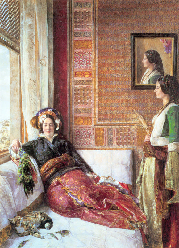  John Frederick Lewis Harem Life in Constantinople - Art Print