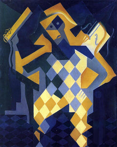  Juan Gris Harlequin with Violin - Art Print