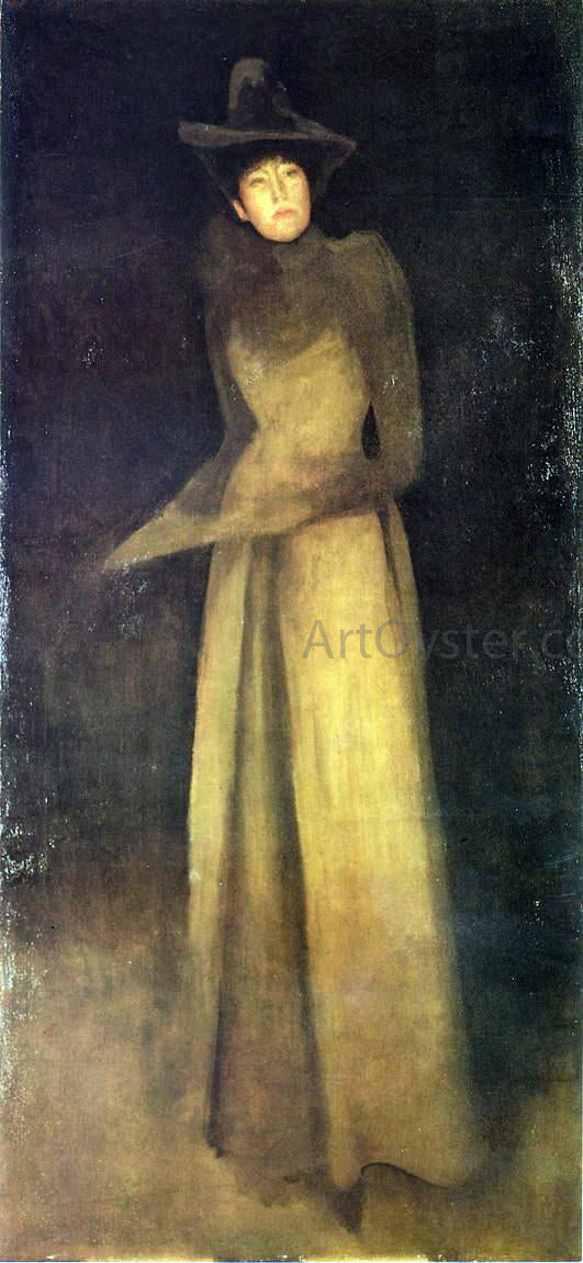  James McNeill Whistler Harmony in Brown: The Felt Hat - Art Print