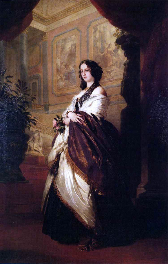  Franz Xavier Winterhalter Harriet Howard, Duchess of Sutherland - Art Print