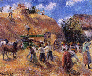  Camille Pissarro Harvest - Art Print