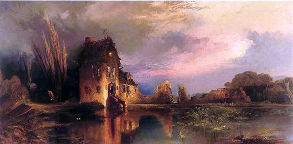  Thomas Moran Haunted House - Art Print