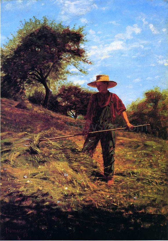  Winslow Homer Haymaking - Art Print