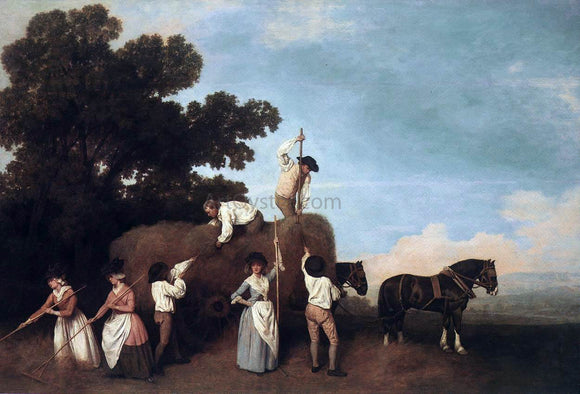  George Stubbs Haymaking - Art Print