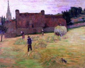  Paul Gauguin Haymaking - Art Print