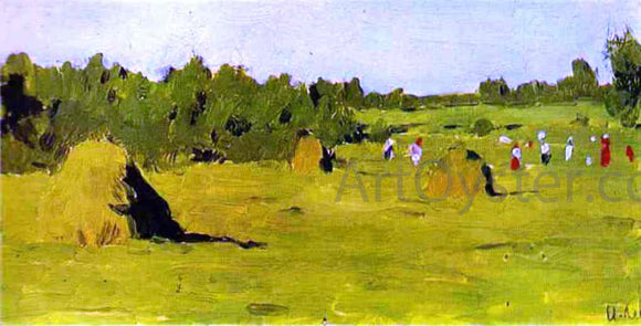  Isaac Ilich Levitan Haymaking, Study - Art Print