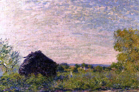  Alfred Sisley Haystack - Art Print