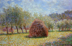  Claude Oscar Monet Haystacks at Giverny - Art Print